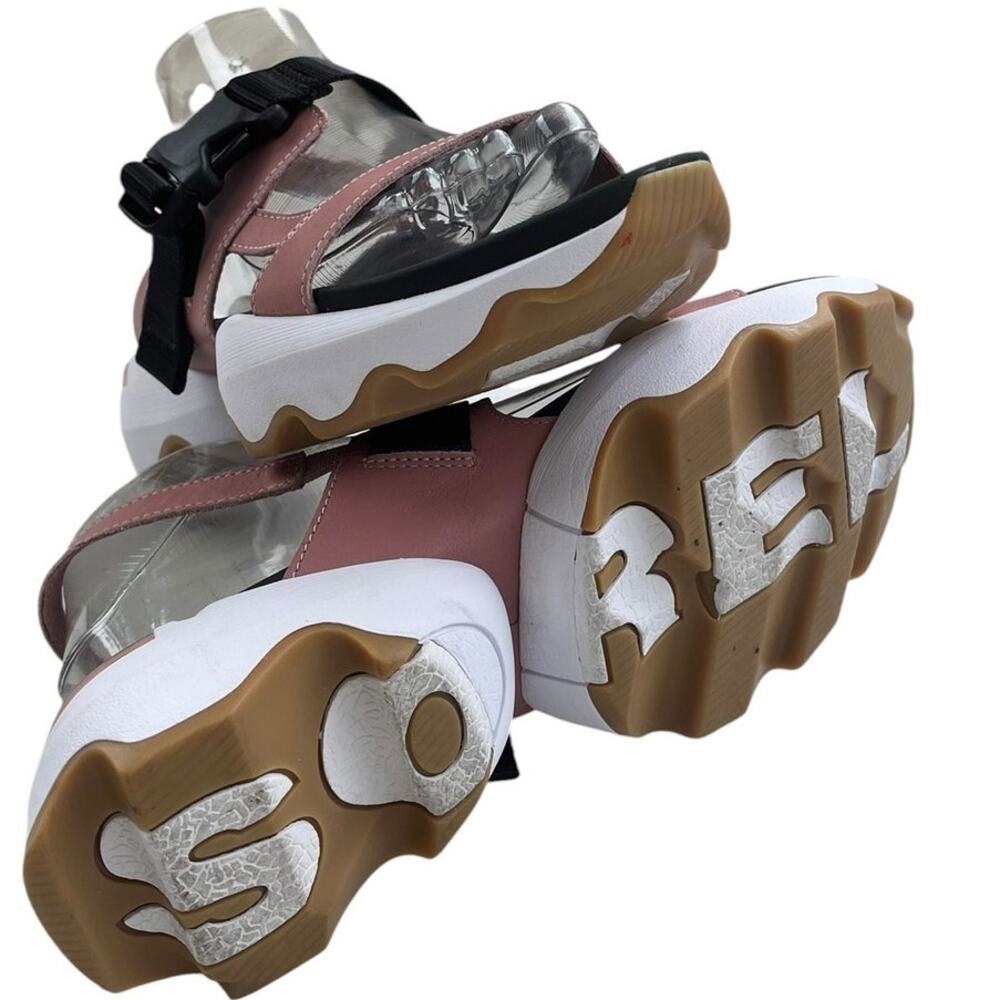 Womens Sorel Kinetic NL4697-659 Leather Slingback Sandal 9 Pink Walking Casual - Picture 5 of 6